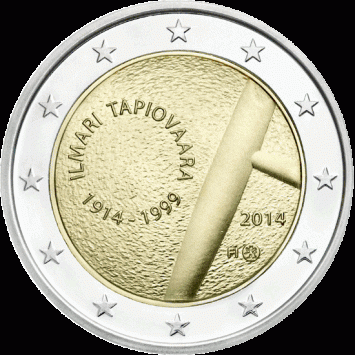 Finland 2 euro 2014 Tapiovaara UNC